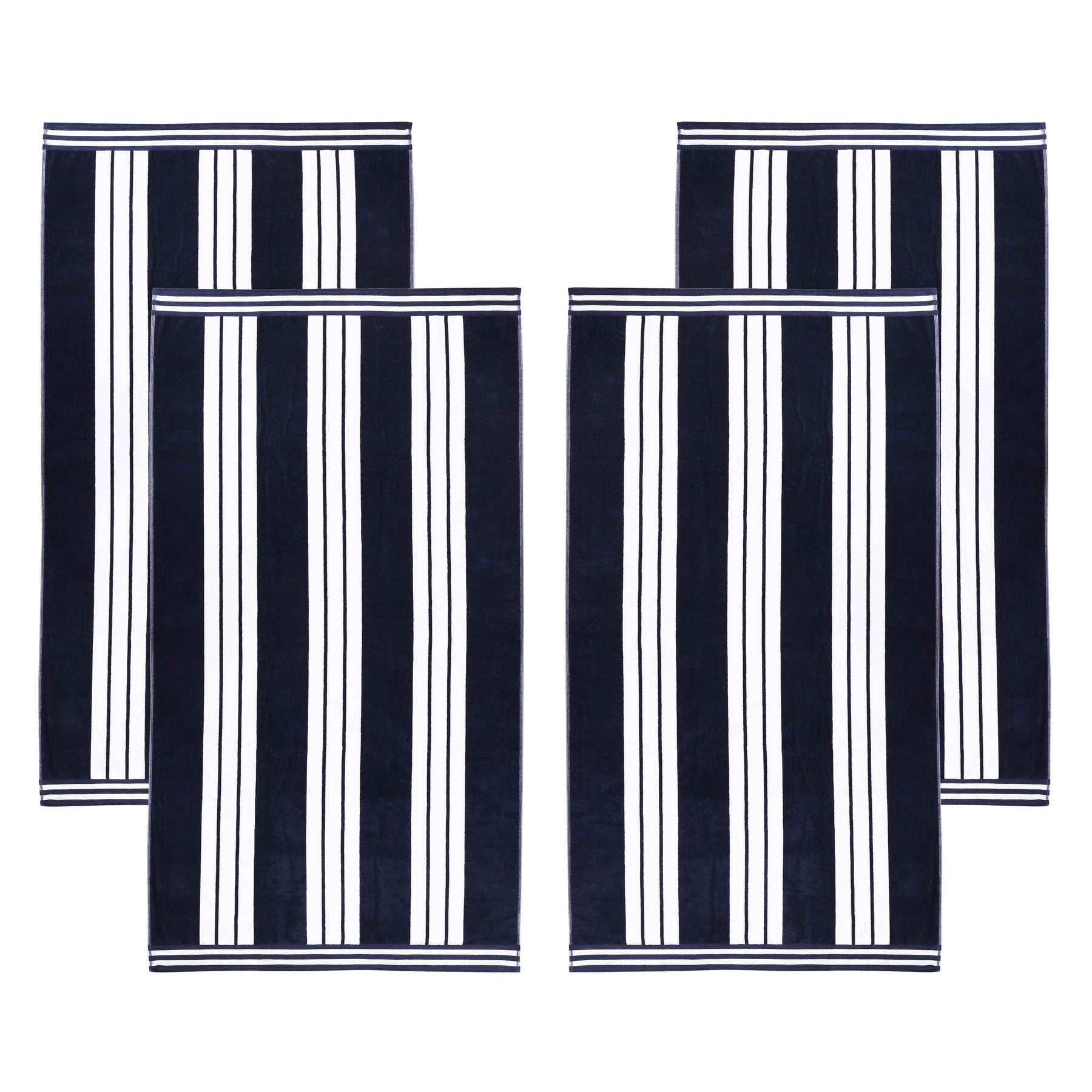 Striped Extra Large Oversized Absorbent Quick Dry Cotton Beach Towel