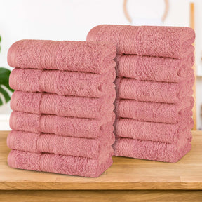 Atlas Cotton Absorbent Heavyweight Face Towel Washcloth Set of 12