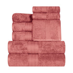 Atlas Cotton Plush Absorbent Heavyweight 8 Piece Towel Set - Towel Set by Superior