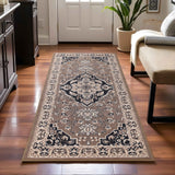 Glendale Traditional Floral Medallion Indoor Area Rug or Runner Rug - Rugs by Superior