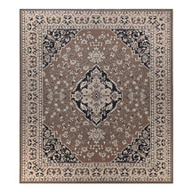 Glendale Traditional Floral Medallion Indoor Area Rug or Runner Rug - Brown