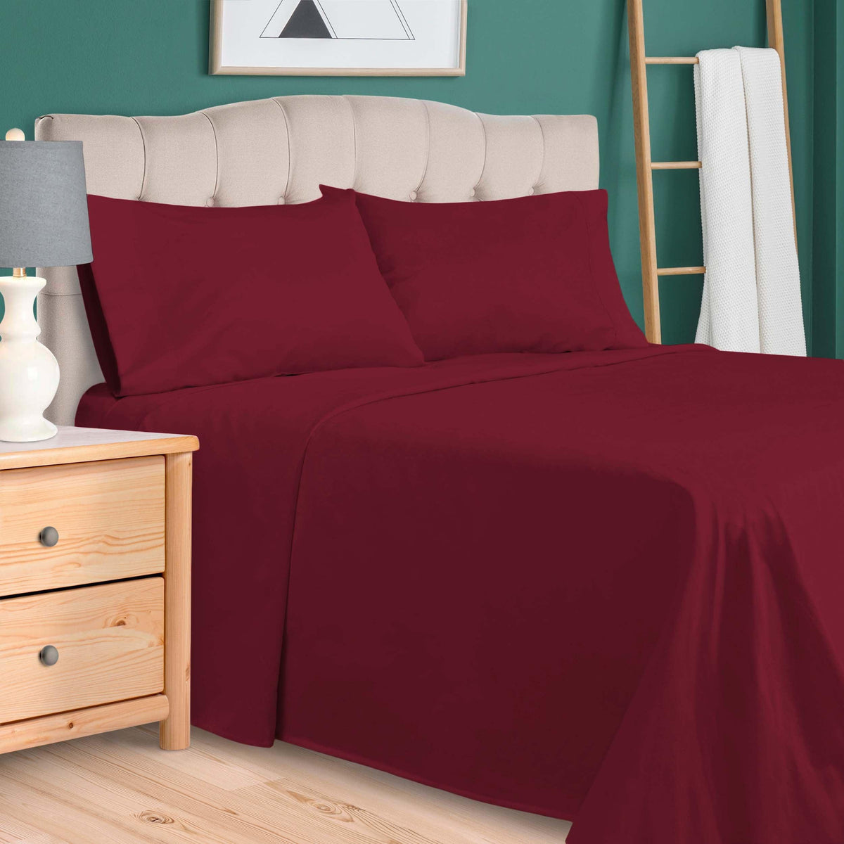 Superior Egyptian Cotton 700 Thread Count Eco-Friendly Solid Sheet Set