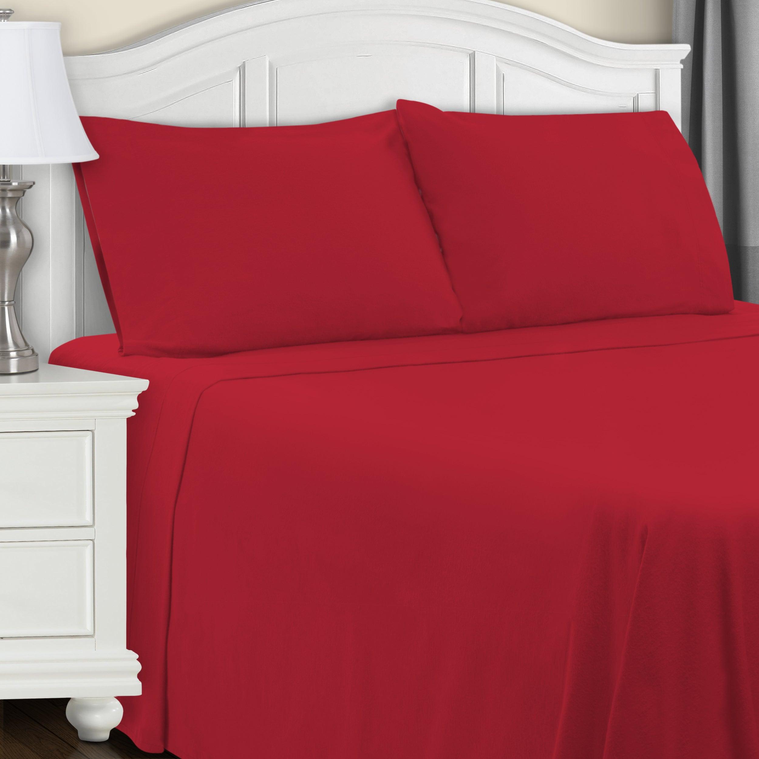 Cotton Flannel Solid Deep Pocket Bed Sheet Set - Sheet Set by Superior