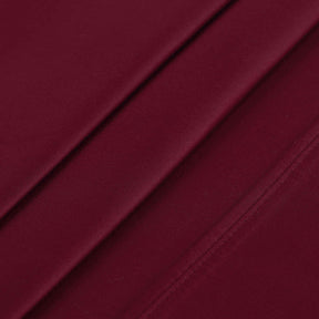 Egyptian Cotton 400 Thread Count Solid Deep Pocket Bed Sheet Set - Burgundy