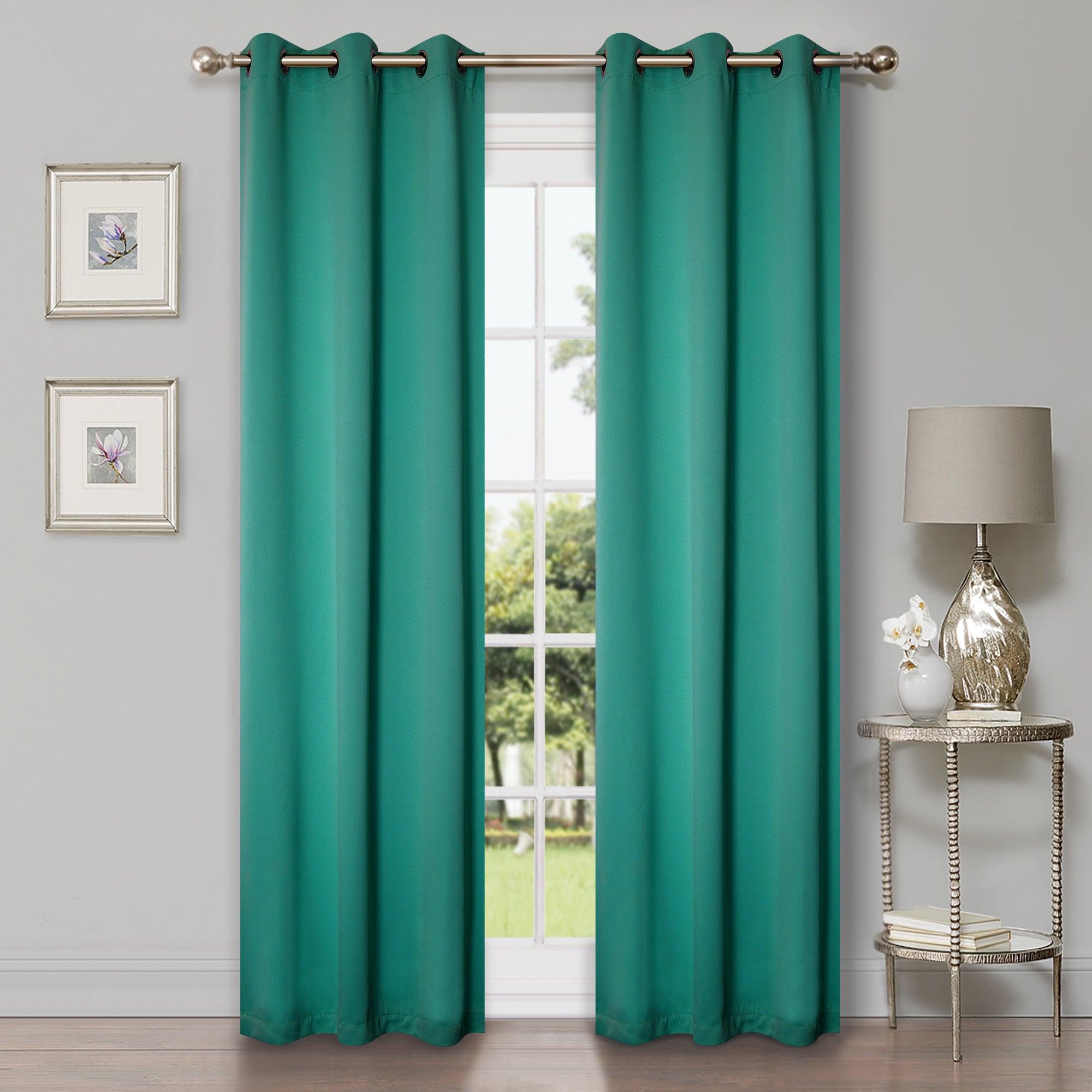 Solid Machine Washable Room Darkening Blackout Curtains, Set of 2 - Blackout Curtains by Superior