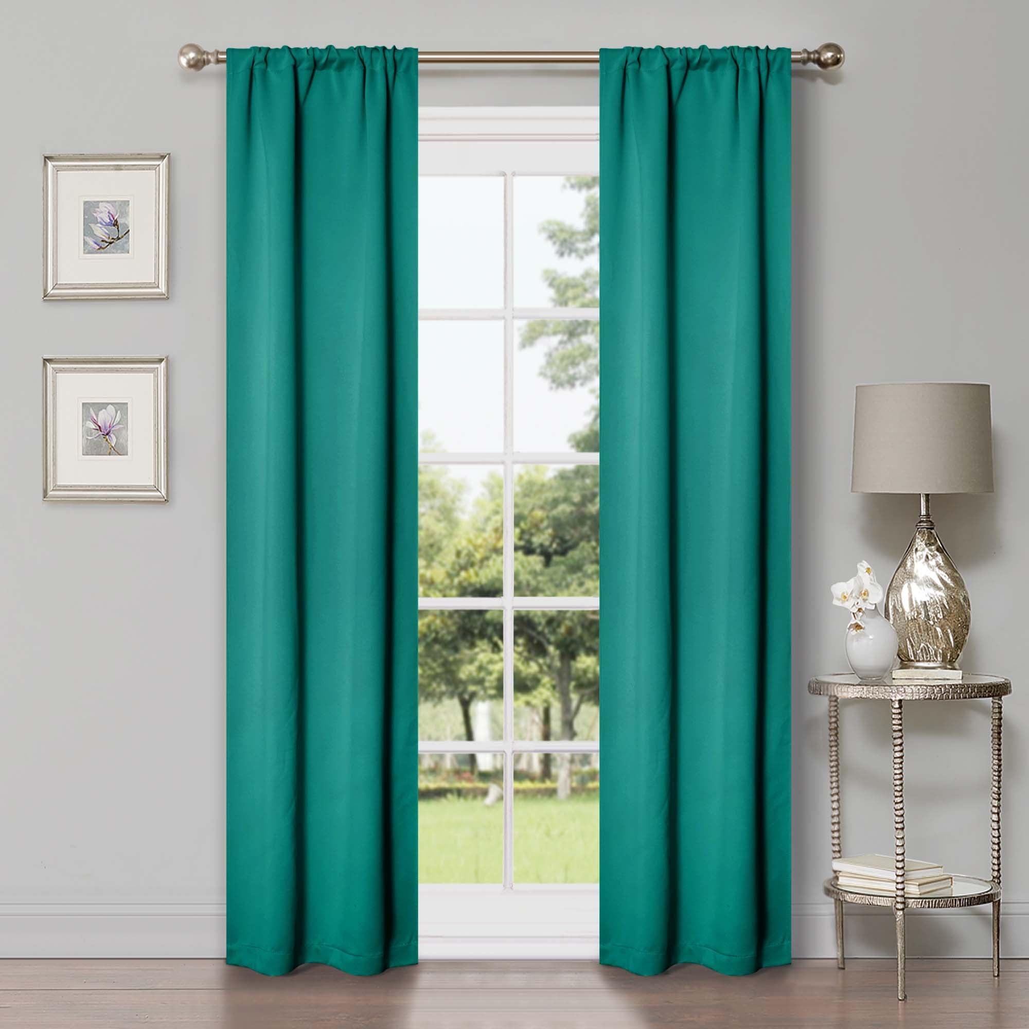 Solid Machine Washable Room Darkening Blackout Curtains, Set of 2 - Blackout Curtains by Superior