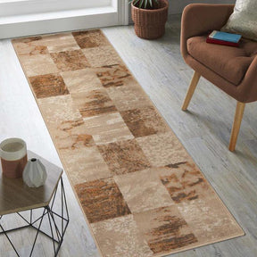 Modern Patchwork Design Indoor Area Rug or Runner Rug - Rugs by Superior - Superior 