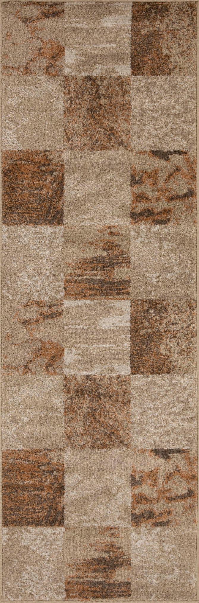 Modern Patchwork Design Indoor Area Rug or Runner Rug - Rugs by Superior - Superior 