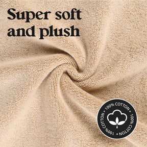 Leo Cotton Solid Modern Absorbent Heavy Washable Bath Mat Set of 2