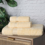 Heritage Egyptian Cotton Plush 3 Piece Absorbent Luxury Towel Set - Towel Set by Superior