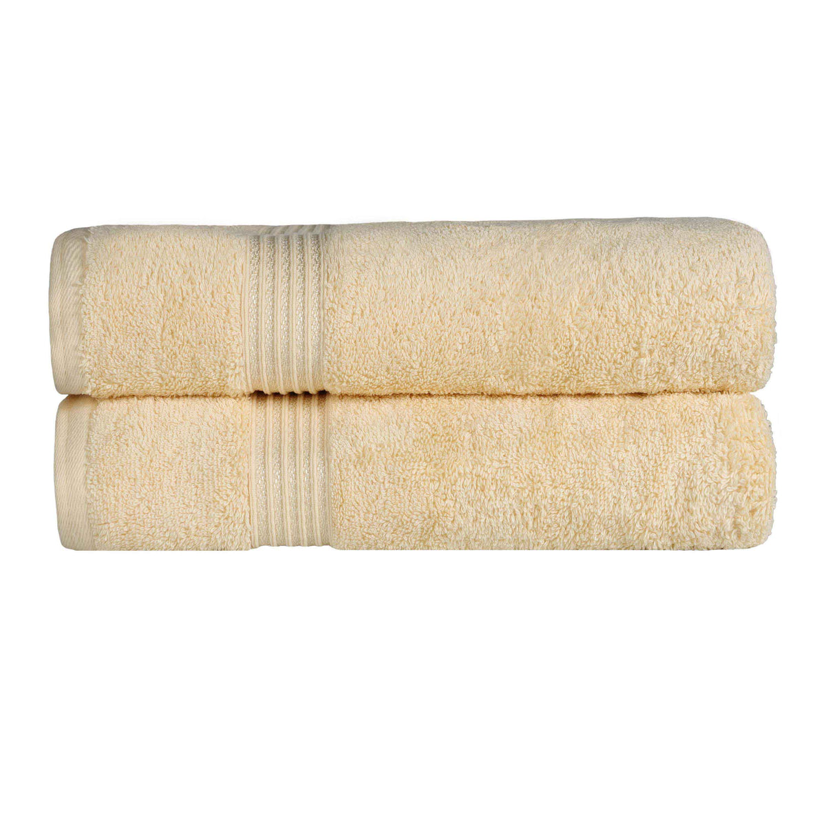 Heritage Egyptian Cotton Plush Absorbent Luxury Bath Towel Set of 2