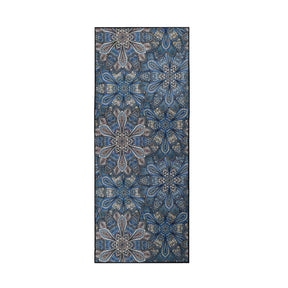 Cassidy Floral Bohemian Non-Slip Indoor Outdoor Area Rug - Blue