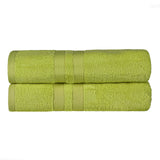 Ultra-Soft Cotton Solid Medium Weight Absorbent Bath Towel Set of 2 - Towel Set by Superior