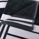 Striped Extra Large Oversized Absorbent Quick Dry Cotton Beach Towel - Beach Towel by Superior