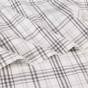 Plaid Flannel Cotton Classic Modern Farmhouse Deep Pocket Sheet Set