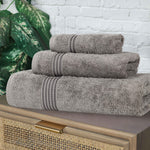 Heritage Egyptian Cotton Plush 3 Piece Absorbent Luxury Towel Set - Towel Set by Superior