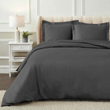 1200 Thread Count Egyptian Solid Cotton Duvet Cover Set - Duvet Cover Set by Superior