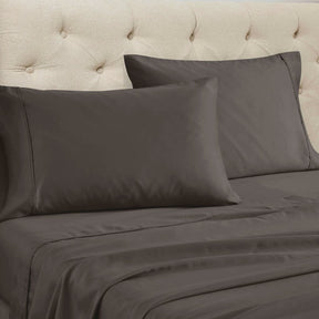 Cotton Blend Solid Deep Pocket Bed Sheet Set