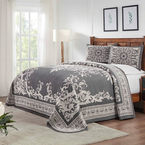 Adalie Cotton Blend Woven Jacquard Medallion Bedspread Set