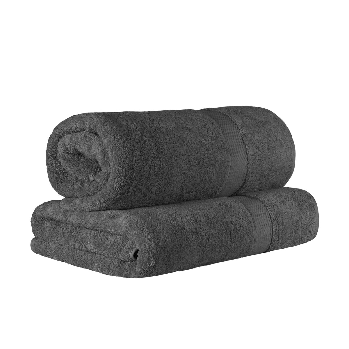 Madison Egyptian Cotton Pile Plush Heavyweight Bath Sheet Set of 2