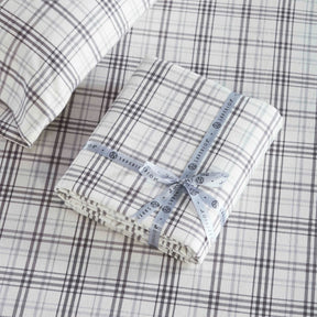 Plaid Flannel Cotton Classic Modern Farmhouse Deep Pocket Sheet Set