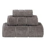 Napa Zero Twist Cotton Solid Waffle Honeycomb 3 Piece Towel Set - Towel Set by Superior