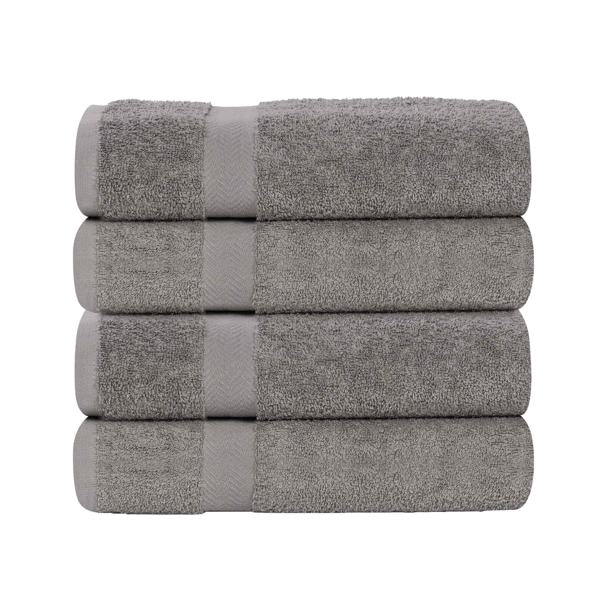 Cotton Highly Absorbent Eco-Friendly Quick Dry 4 Piece Bath Towel Set