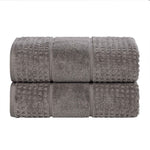 Napa Zero Twist Cotton Solid Waffle Honeycomb Bath Sheet Set of 2 - Towel Set by Superior