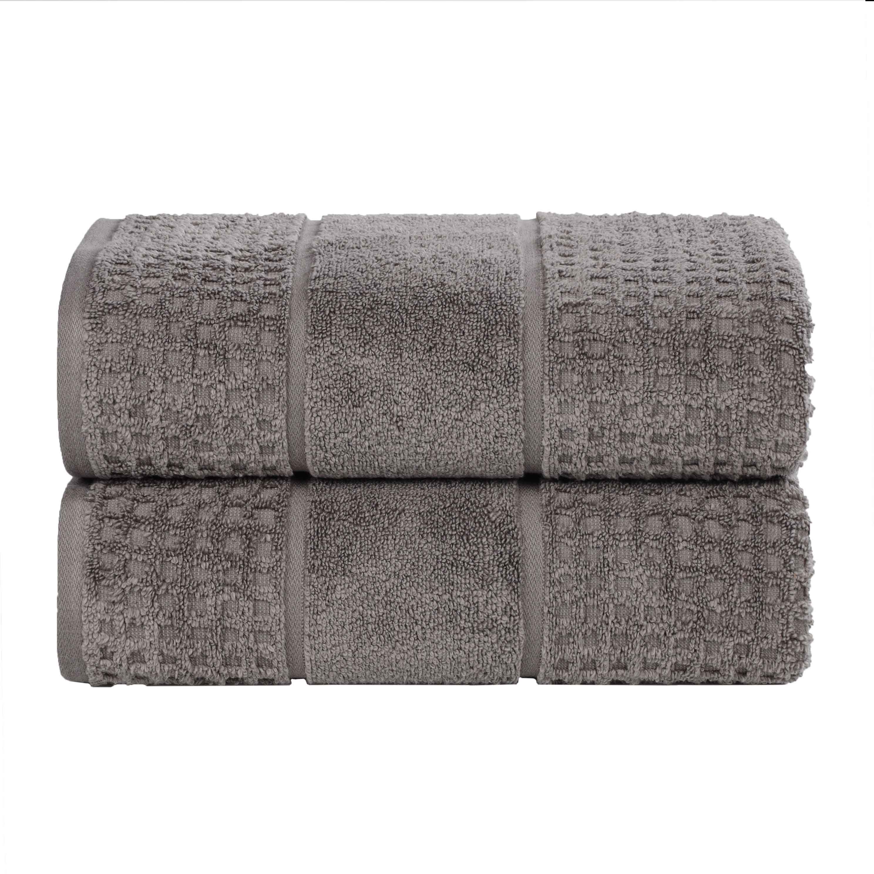 Napa Zero Twist Cotton Solid Waffle Honeycomb Bath Sheet Set of 2 - Towel Set by Superior