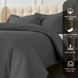 1200 Thread Count Egyptian Solid Cotton Duvet Cover Set - Duvet Cover Set by Superior