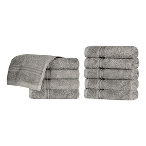 Heritage Egyptian Cotton Plush Absorbent Luxury Face Towel Set of 10 - Face Towel by Superior