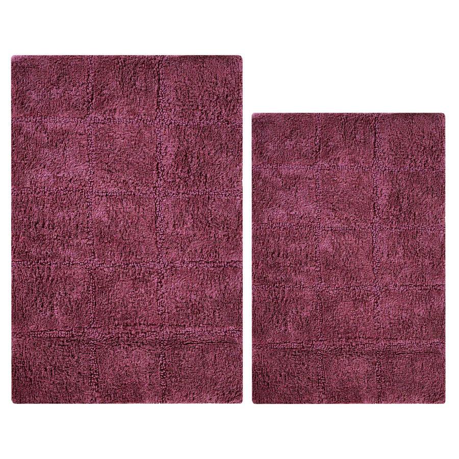 Non-Slip Washable Cotton 2 Piece Bath Rug Set - Bath Rugs by Superior