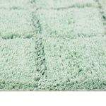 2 Piece Cotton Checkered Solid Non Slip Bath Rug Set - Bath Rugs by Superior