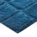 2 Piece Cotton Checkered Solid Non Slip Bath Rug Set - Bath Rugs by Superior