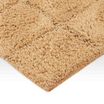 2 Piece Cotton Checkered Solid Non Slip Bath Rug Set - Bath Rugs by Superior