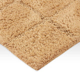 2 Piece Cotton Checkered Solid Non Slip Bath Rug Set - Bath Rugs by Superior