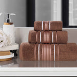 Sadie Zero Twist Cotton Solid Absorbent 3 Piece Towel Set - Towel Set by Superior