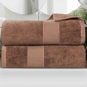 Niles Egyptian Giza Cotton Plush Thick Absorbent Bath Sheet Set of 2