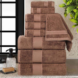 Niles Egyptian Giza Cotton Plush Heavyweight Soft 9 Piece Towel Set - Towel Set by Superior