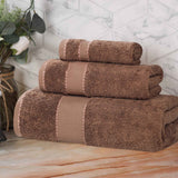 Niles Egyptian Giza Cotton Plush Heavyweight Soft 3 Piece Towel Set - Towel Set by Superior