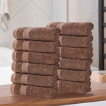 Niles Egyptian Giza Cotton Plush Heavyweight Soft 12 Piece Towel Set - Towel Set by Superior