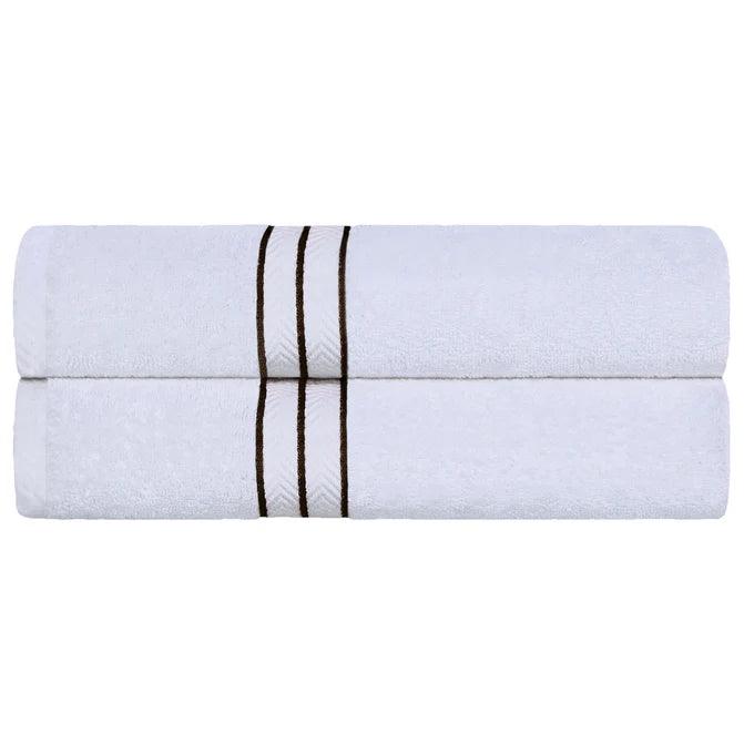 Ultra Plush Turkish Cotton Absorbent Solid 2 Piece Bath Sheet Set - Bath Sheet by Superior - Superior 