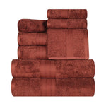 Atlas Cotton Plush Absorbent Heavyweight 8 Piece Towel Set - Towel Set by Superior