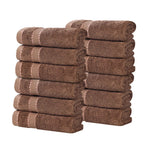 Niles Egyptian Giza Cotton Plush Heavyweight Soft 12 Piece Towel Set - Towel Set by Superior