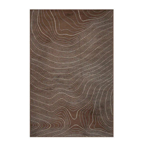 Veer Modern Abstract Wood Grain Indoor Area Rug or Runner - Rugs by Superior - Superior 