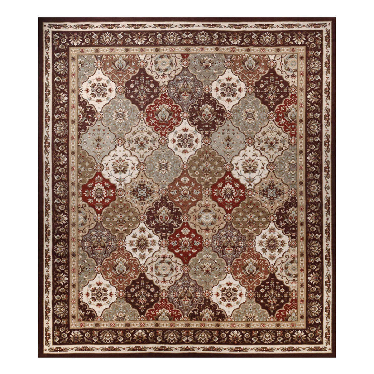 Palmyra Traditional Floral Medallion Indoor Area Rug Or Runner Rug - Rugs by Superior - Superior 