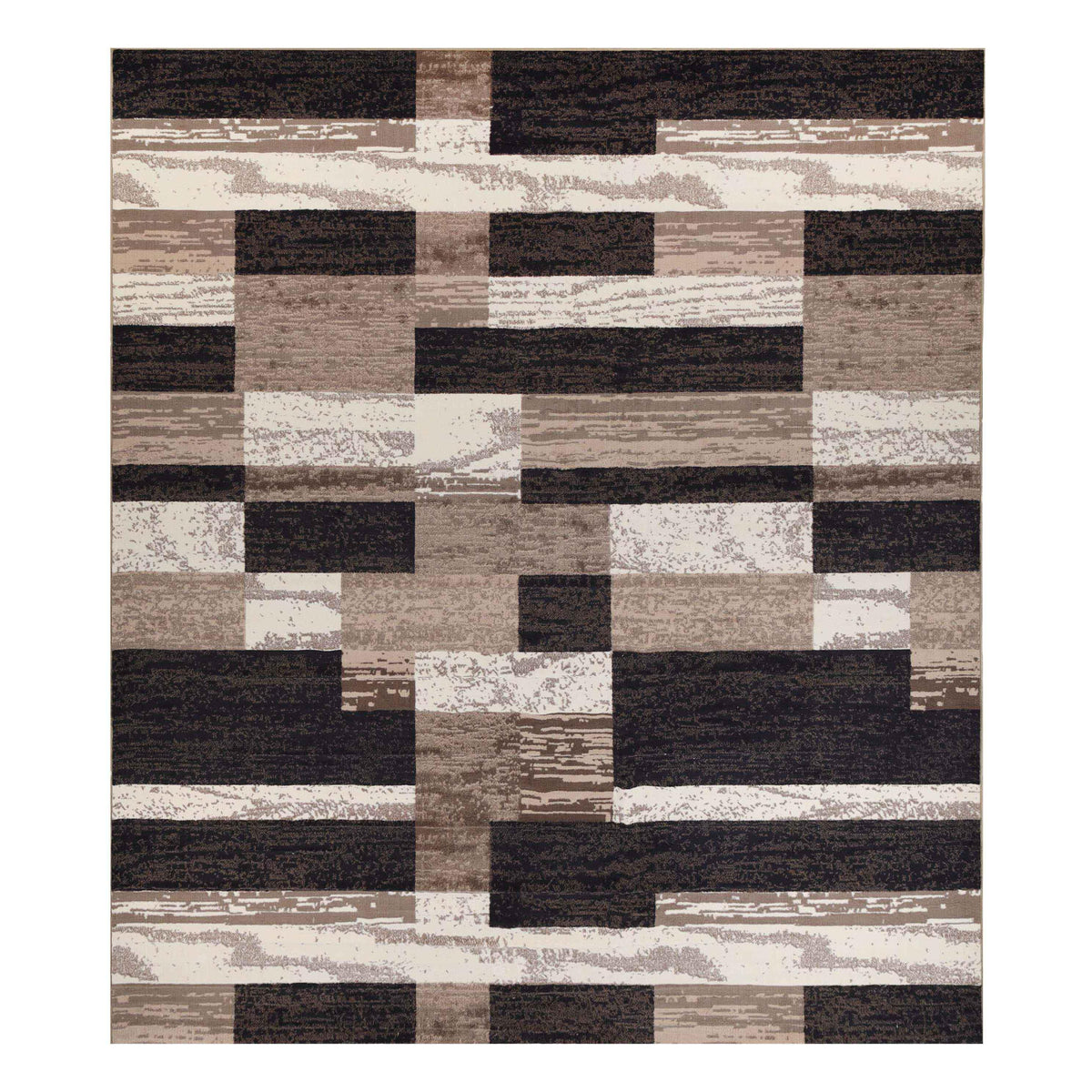 Rockwood Modern Geometric Patchwork Indoor Area Rug or Runner - Rugs by Superior - Superior 