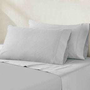 Egyptian Cotton 850 Thread Count Solid Luxury Pillowcases, Set of 2 - Chrome