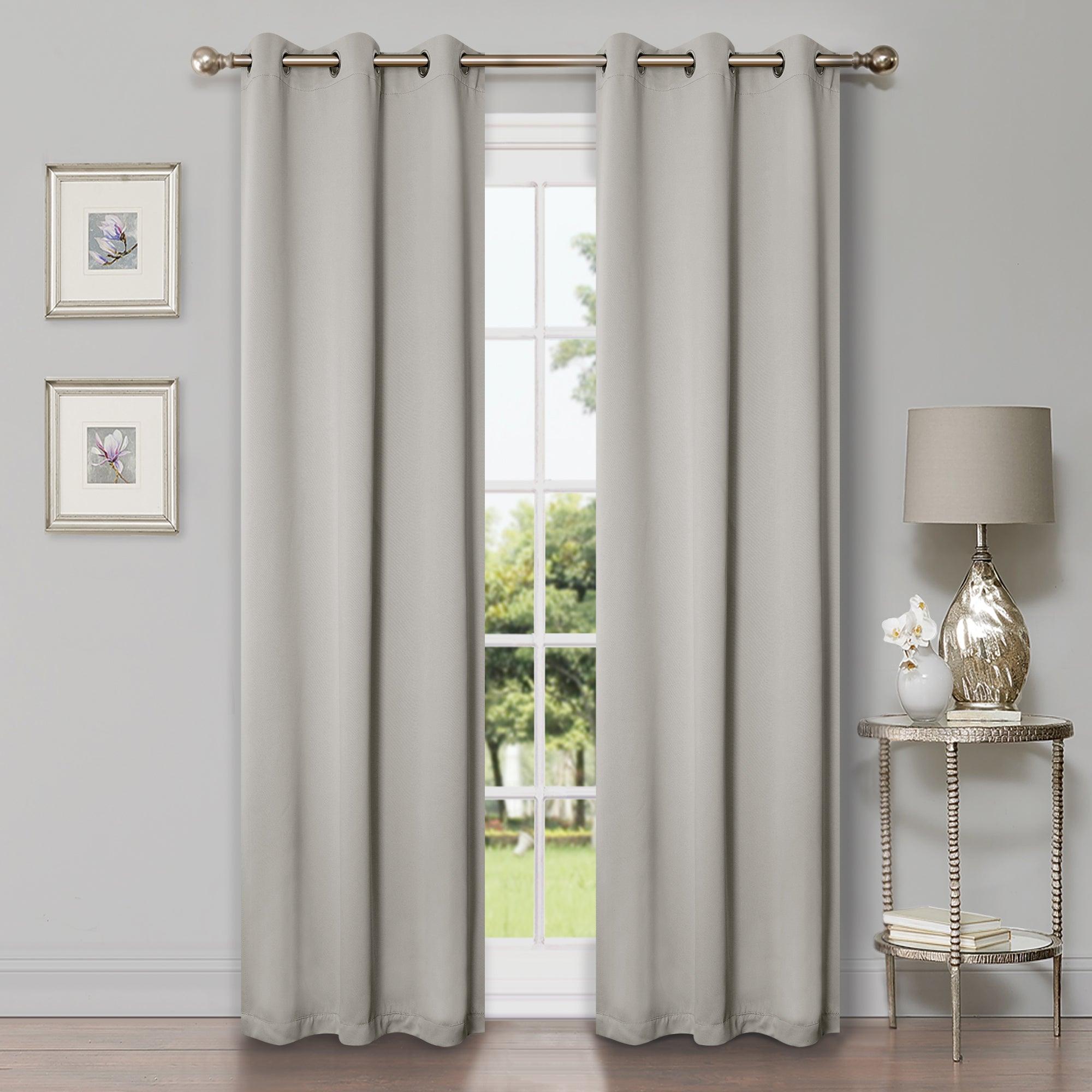 Solid Machine Washable Room Darkening Blackout Curtains, Set of 2 - Blackout Curtains by Superior