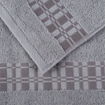 Larissa Cotton Geometric Border Bath Towel Set of 4 - Bath Towel by Superior